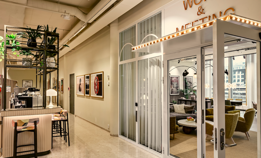 Modern workplace designed for collaboration, connection and focused work