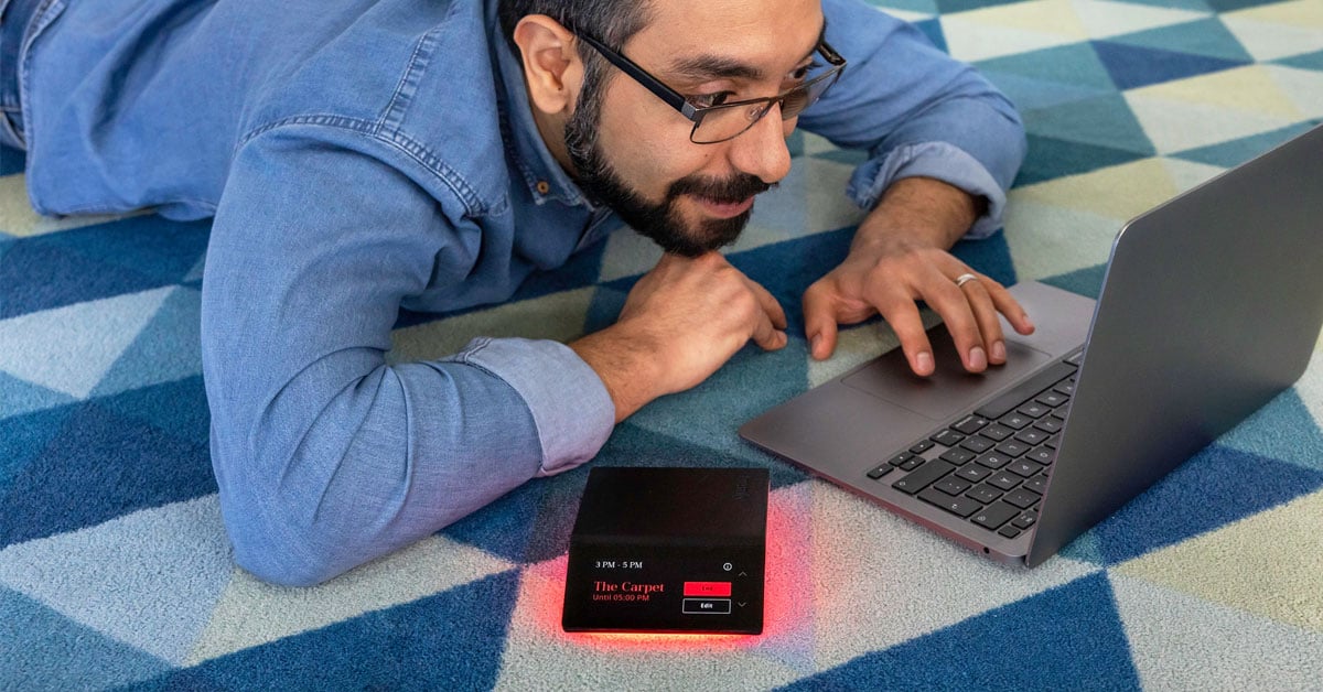 Sitting is not the only way. Book anything at the office.