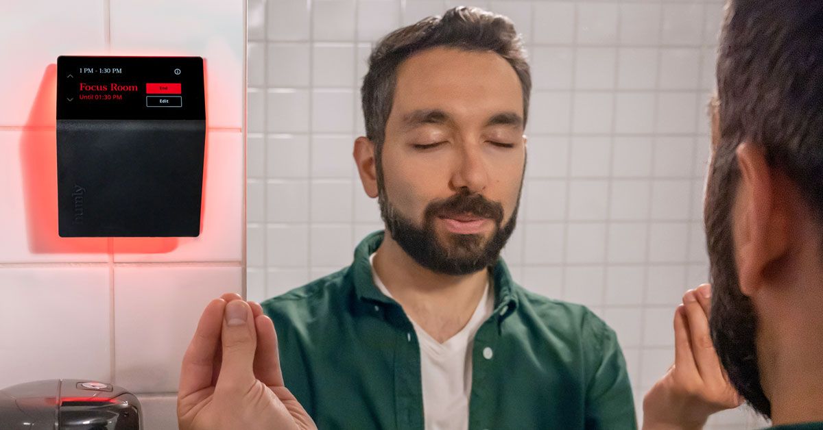 Breathe in, breathe out. Book anything at the office.