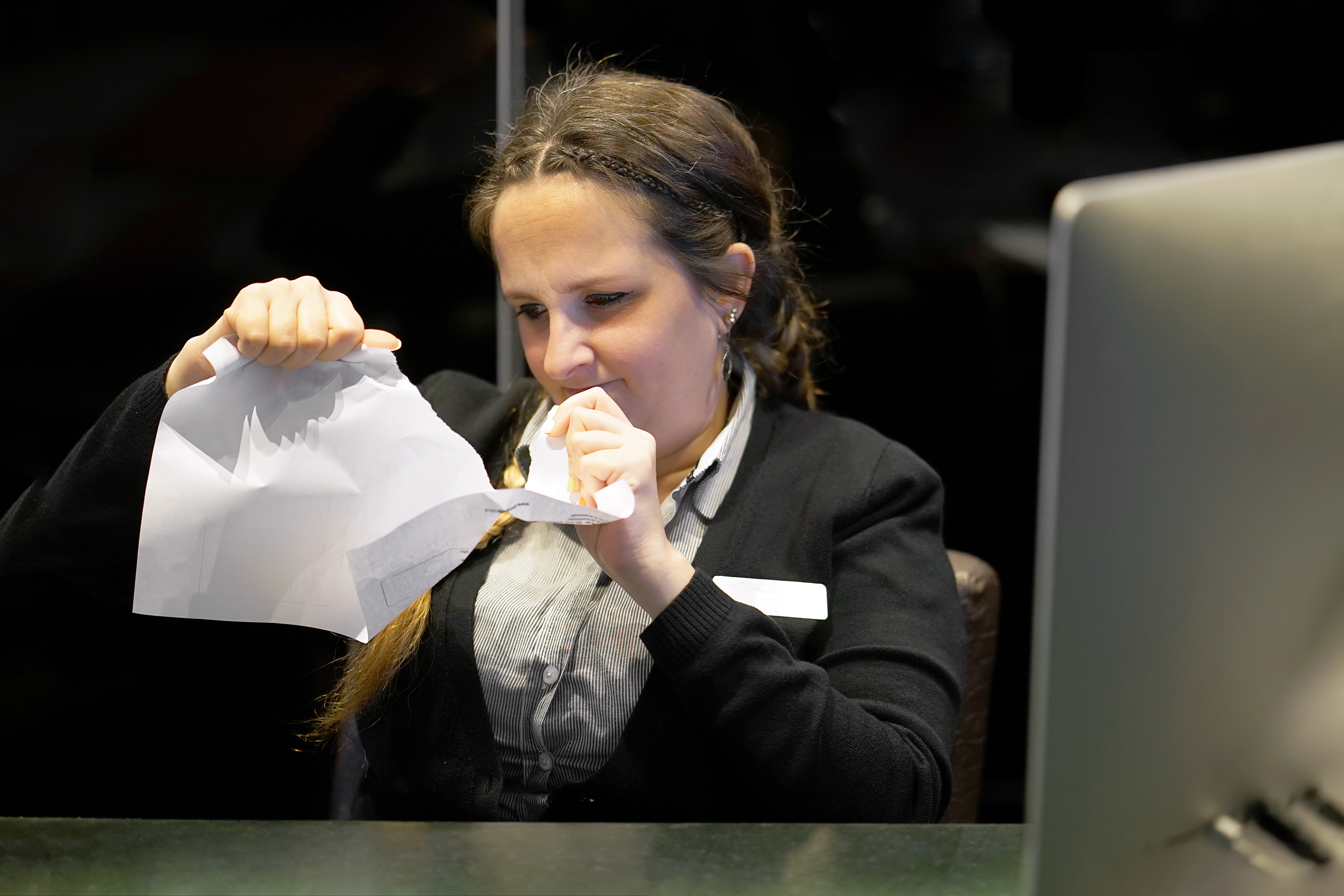 Greeting visitors with a smile - or tons of admin?